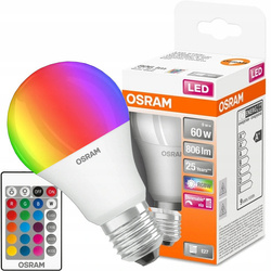 Ampoule LED E27 9W 2700K RGBW blanc chaud dimmable avec télécommande Osram