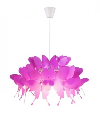 Lampe suspendue décorative Farfalla rose foncé